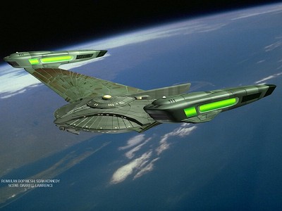 treybor atolm design of a Romulan Warship